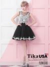 イメージ画像5 キャバドレス ミニ Tika ティカ ゴージャス 刺繍 シースルー フレア ミニドレス ピンク ネイビー ブラック XS?Mサイズ ナイトドレス キャバ ドレス aライン フレアドレス キャバワンピ ワンピース 通販