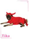 コスプレ衣装 ペット用 レッドデビルドッグハロウィン コスプレ  小型犬~中型犬