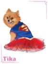 コスプレ衣装 ペット用 スーパーマンワンピースドッグハロウィン コスプレ  小型犬~中型犬