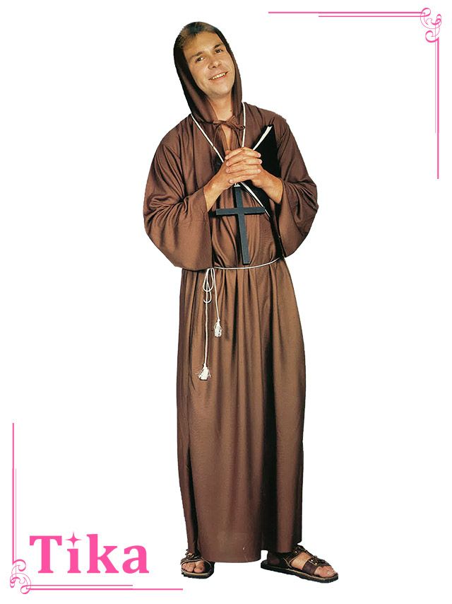 コスプレ衣装 男性用 神父メンズ ハロウィン コスプレ2点セット