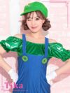 コスプレ衣装 グリーンカーペンターガールキャラクター ハロウィン コスプレ3点セット