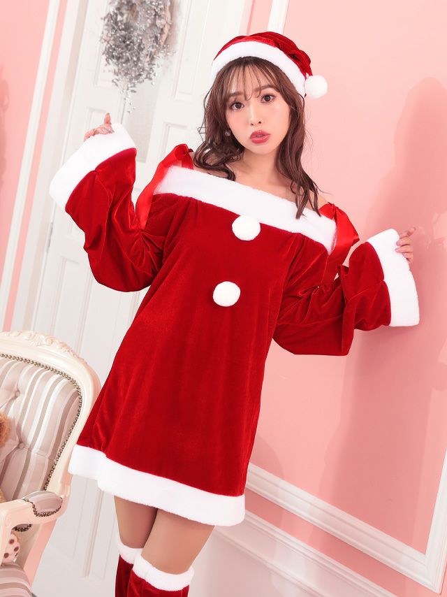 イメージ画像1 リボンストラップオフショルサンタコス