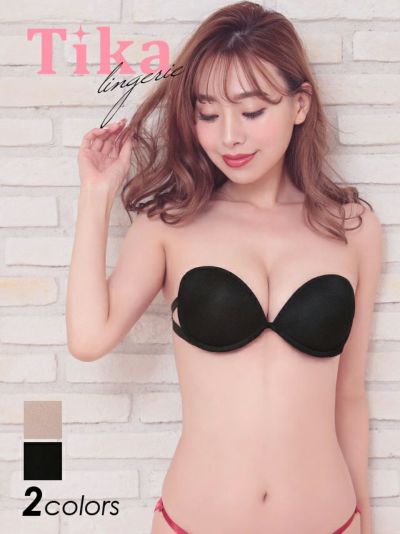 [ブラ] ストラップレスハート滑り止めつきブ...