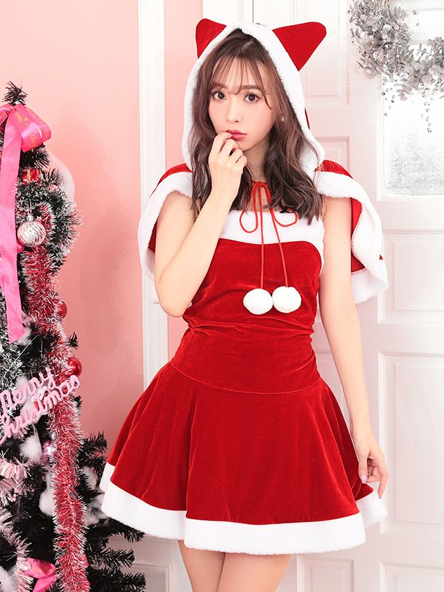 イメージ画像3ねこ耳ケープ付きサンタ