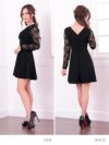 イメージ画像3 キャバドレス 長袖 Tikaholic ティカホリック miho着用 レース 長袖 ビジュー リング ミニドレス ホワイト ブラック Mサイズ キャバ ドレス 安い 袖あり ナイトドレス キャバ嬢 キャバクラ ラウンジ スナック 通販