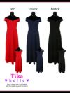 イメージ画像5 キャバドレス 安い Tikaholic ティカホリック ワンカラーオフショルAラインロングドレス (レッド/ネイビー/ブラック) (Mサイズ) (miho/キャバドレス着用)