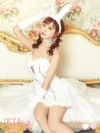 コスプレ衣装 ふわキラ×前ミニバニーガール ハロウィン コスプレ5点セット