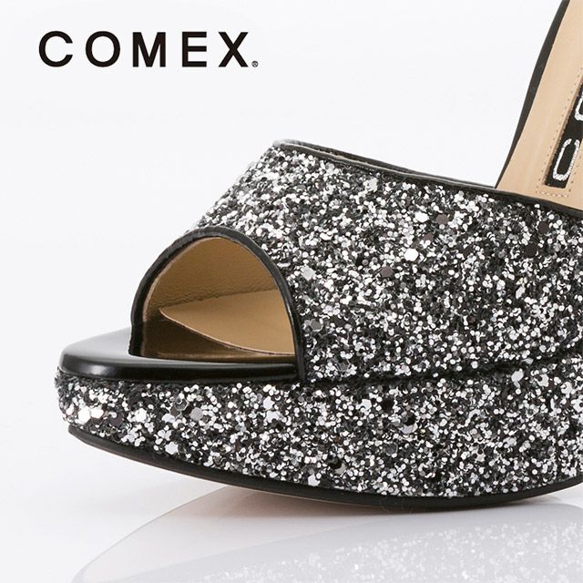 キャバヒール イメージ4 グリッターキラキラハイヒールサンダル