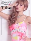 イメージ画像3 キャバドレス ロング  Tika ティカ ゆんころ着用 バタフライ ビジュー ロングドレス ピンク グリーン S?XXXLサイズ キャバ ドレス 大きいサイズ エレガント ロングワンピース 通販