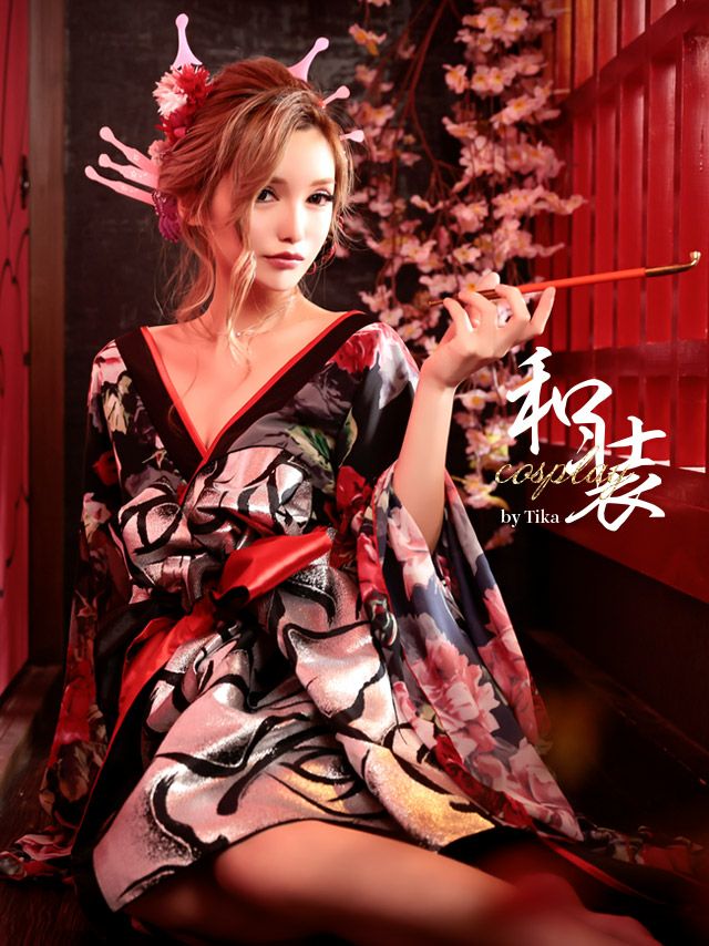 コスプレ] 花魁華麗和装ドレス [1点セット] (着物) 