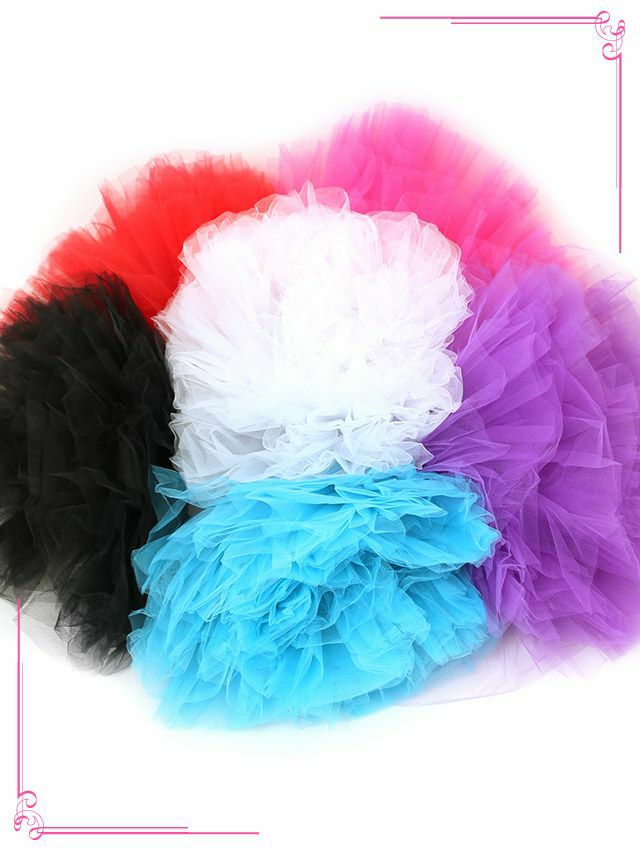 イメージ画像5 パニエ 安い Tika ティカ 2枚重ねボリュームふわふわパニエ ライトブルー ターコイズ ブルー ラベンダー ボリューム カラー 青 紫 大人 可愛い 人気 通販