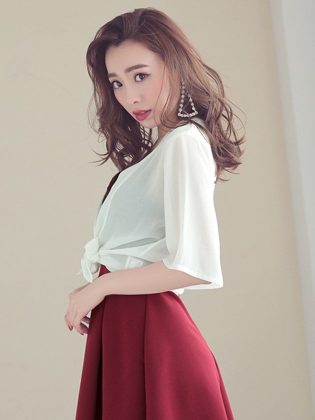 イメージ画像2 シンプル五分袖ボレロ