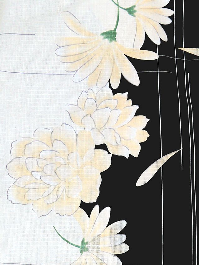 イメージ画像10 浴衣セット レディース Tika ティカ 関口さくら着用 白牡丹柄 ゆかた3点セット 浴衣+平帯or造り帯+下駄 浴衣 選べる帯 可愛い かわいい レトロ モダン 大人 女性 女 安い 通販