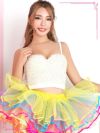 イメージ画像1 コスプレ スカート メッシュフィッシュテールフレアスカート ボリューム ダンス衣装 大人 可愛い 人気 安い 通販