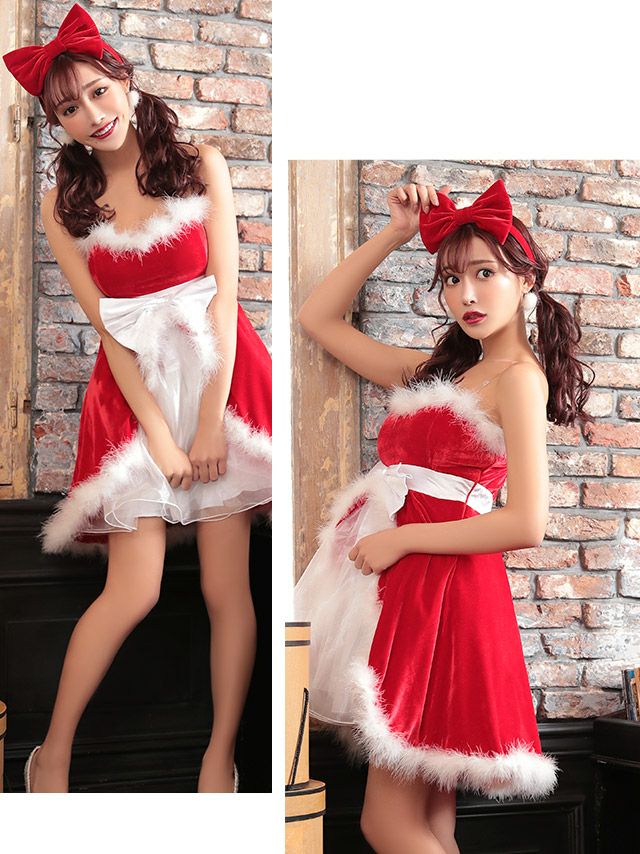 イメージ画像2ウエストリボンチュールベアサンタAライン