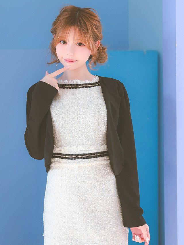 イメージ画像6 ノーカラーボレロジャケット