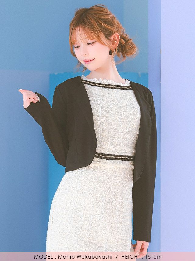 イメージ画像8 ノーカラーボレロジャケット