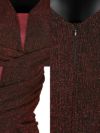 イメージ画像8 キャバドレス ロング  Tika ティカ さくりな着用 クロスドレープ ラメ マーメイド ロングドレス レッド×ブラック シルバー×ブラック ブラック×ブラック Mサイズ キャバ ドレス エレガント ロングワンピース 通販