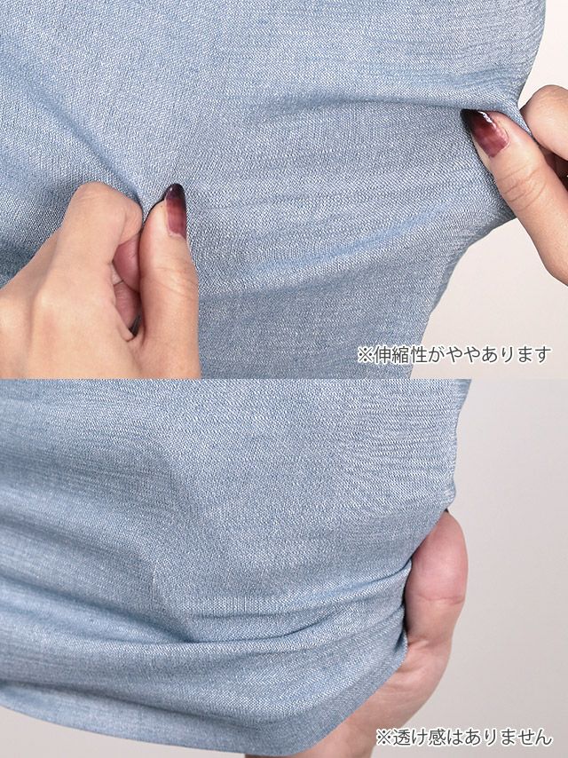 イメージ画像8 キャバドレス 韓国 [Tika/ティカ]黒崎みさ着用 パフスリーブ シフォン ギャザー サロペット風 タイト ミニドレス ホワイト×ブルー S?Lサイズ 韓国ドレス キャバ ドレス 大きいサイズ ミニ 膝丈 キャバワンピ 私服 シンプル ワンピース 白 青 通販