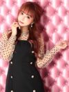イメージ画像3 キャバドレス 安い Tika ティカ 一條りおな着用 ハイネック フリル ドット柄 シースル ダブルボタン フレア ミニドレス ベージュ×ブラック S?XLサイズ キャバ ドレス 大きいサイズ aライン ミニ 膝丈 可愛い 通販