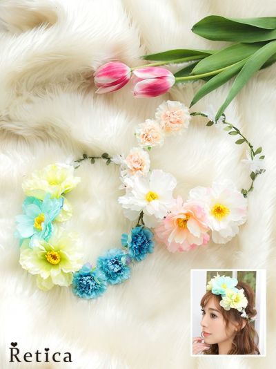 [SALE] 花冠大輪フラワーヘッドアクセサ...