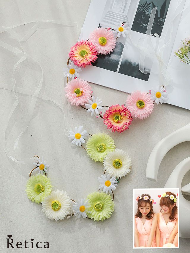 花冠フラワーヘッドアクセサリー