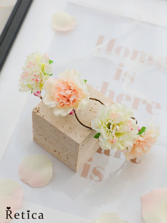 花冠半周タイプフラワーヘッドアクセサリー