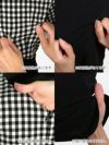 イメージ画像9 キャバドレス 韓国 [Tika/ティカ]明日花キララ着用 ギンガムチェック×ケミカルレース リボン 裾フリル ミニドレス チェック×ブラック S?Lサイズ 韓国ドレス キャバ ドレス 大きいサイズ ミニ 膝丈 キャバワンピ 私服 シンプル ワンピース 通販