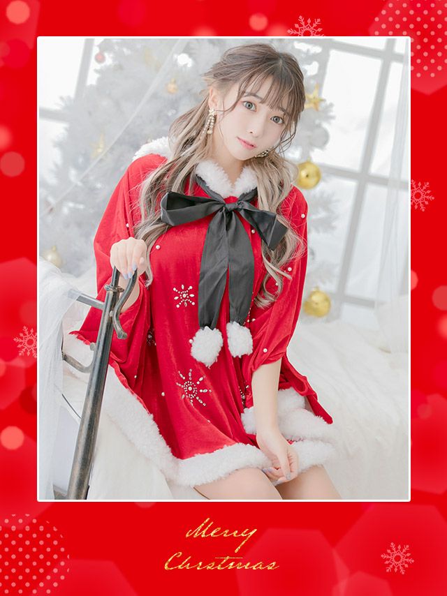 イメージ画像1 クリスタルビジューデザインフード付きポンチョ