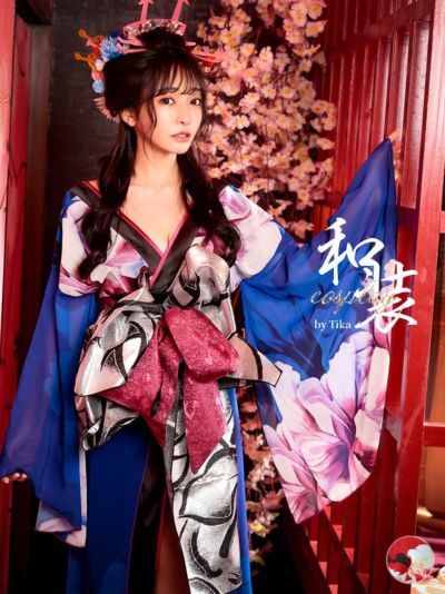 [コスプレ] 花魁シアースリーブ和装着物ドレ...