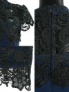 イメージ画像10  刺繍レースタイトミニドレス (ベージュ/レッド/ネイビー) (Sサイズ/Mサイズ/Lサイズ)