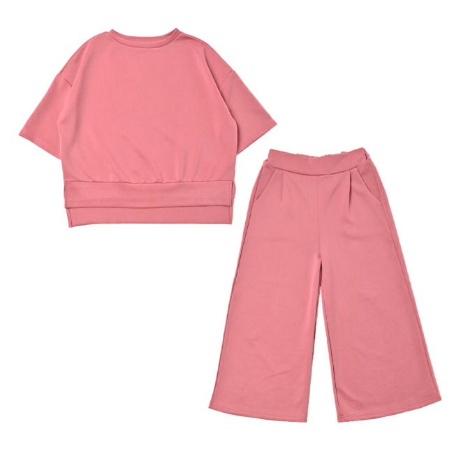 イメージ画像12 ルームウェア 部屋着 パジャマ ダンボールニット ガウチョパンツ上下セット