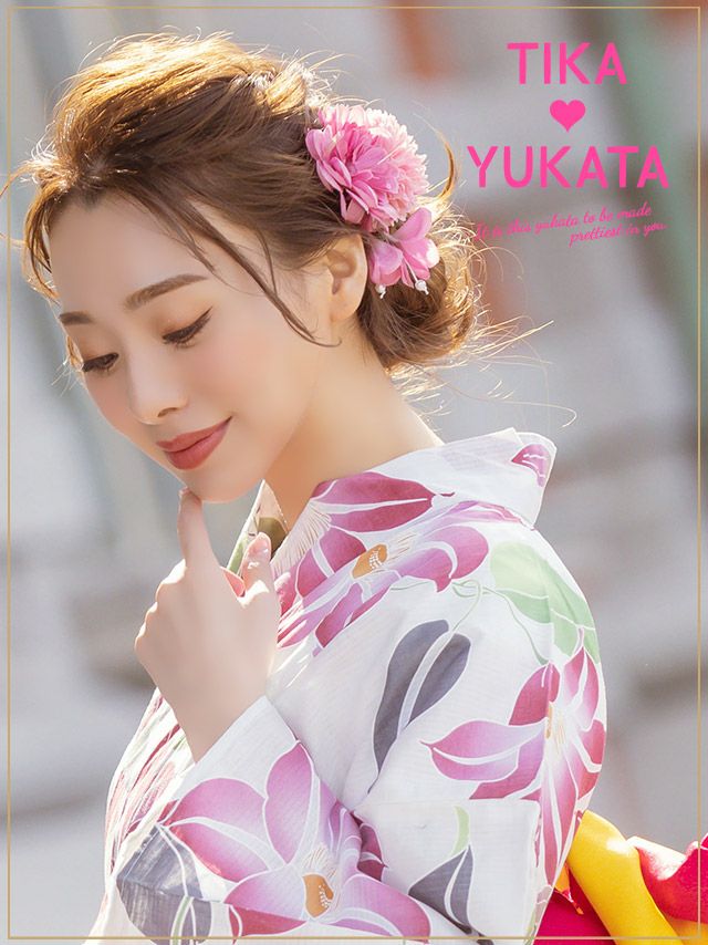 イメージ画像6 髪飾り ヘアアクセサリー 華やか ダリアマム ポンポンマム お花 しだれ 垂れ 3点セット セット 和装 着物 浴衣 大人 女性用 レディース ヘアアクセ ヘアアレンジ コサージュ Uピン クリップ かんざし 髪留め 激安 和服