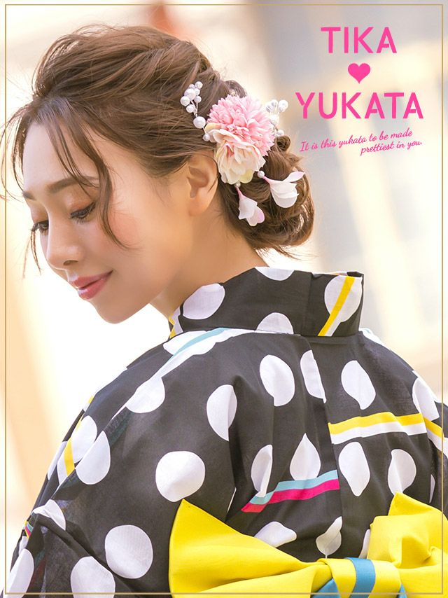 イメージ画像9 髪飾り ヘアアクセサリー ヘアアクセ カラフル グラデーション 花 フラワー お花  ピンク ブルー 大人 子供 浴衣 着物 赤 青 クリップ 帯飾り 華やか 女性 レディース