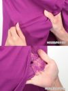 イメージ画像9 キャバドレス ミニドレス 大きいサイズ Tika ティカ スカラップレース切り替えチョーカーネックデザインスリットミディアムドレス