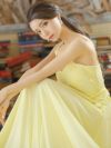 イメージ画像3 キャバドレス ロングドレス マキシ丈 大きいサイズ Tika ティカ フラワーケミカルレースロングフレアキャミドレス
