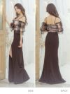 イメージ画像5 キャバドレス ロングドレス 大きいサイズ Tika ティカ オフショルチュールパフスリーブマーメイドロングスリットドレス