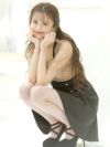 イメージ画像3 キャバドレス ミニドレス 膝丈 大きいサイズ ワンピース Tika ティカ ドットシアー切り替えAラインフレアミニドレス