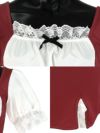イメージ画像6 キャバドレス ミニドレス 大きいサイズ サロペット風 Tikaholic パフスリーブデザインタイトスリットレースミニドレス