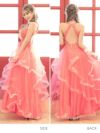 キャバドレス ロングドレス バースデー マキシ丈 大きいサイズ Aライン Tika ティカ フラワー刺繍レースAラインチュールロングドレス
