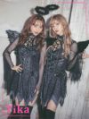 コスプレ ダークブラックペア袖あり体型カバーホラーエンジェル 3点セット