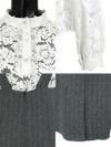 キャバドレス ワンピース ミディアム丈 大きいサイズ ワンピ Tika ティカ ロングスリーブレーストップス＋サロペットミディアムタイトスカートセットアップドレス