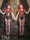 コスプレ衣装 セクシーハートクイーンネタ映えキャラクター ハロウィン コスプレ2点セット