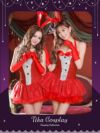 コスプレ サンタ バニー クリスマス サンタバニー セクシー 大きいサイズ Tika ティカ キラキラスパンコールバニーサンタコスチュームセット