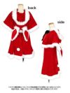 サンタコスプレ サンタ コスチューム 衣装 クリスマス サンタクロース バニー うさぎ Tika ティカ うさ耳ケープ&ウエストリボン付きサンタコスプレ