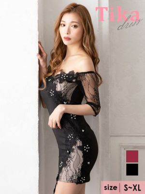 [SALE] シアーオフショルダー フラワー...