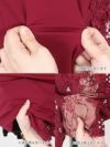 キャバドレス ミニドレス タイト セクシー 袖あり 半袖 大きいサイズ Tika ティカ シアーオフショルフラワー刺繍ビジュータイトアシンメトリーミニドレス