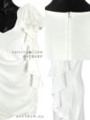 キャバドレス ミニドレス タイト 大きいサイズ シンプル 袖あり Tika ティカ フリルデザインワンカラータイトギャザー半袖ミニドレス