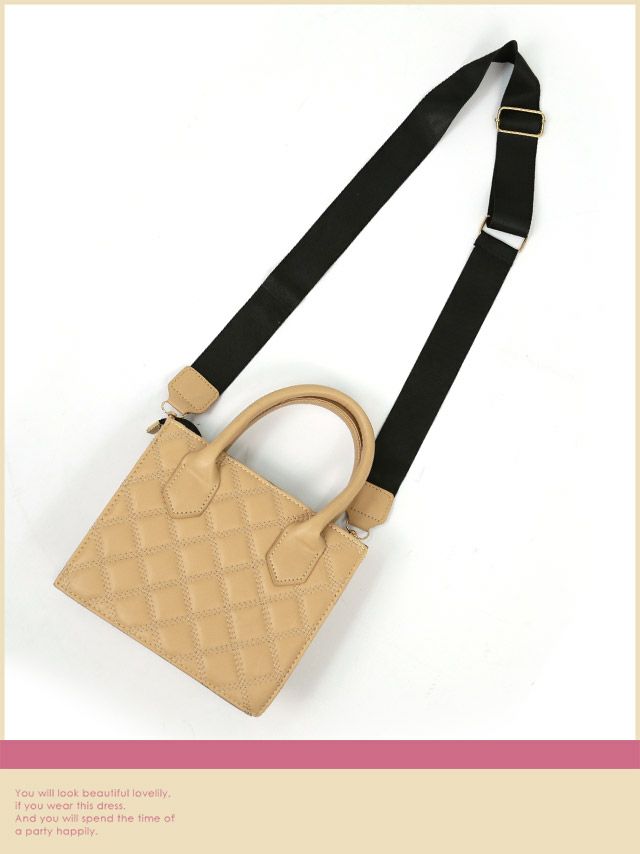 鞄 ハンドバッグ トートバッグ ショルダーバッグ キャバクラ クラブ ラウンジ パーティー Tika ティカ スカーフ付き2Wayミニハンドバッグ