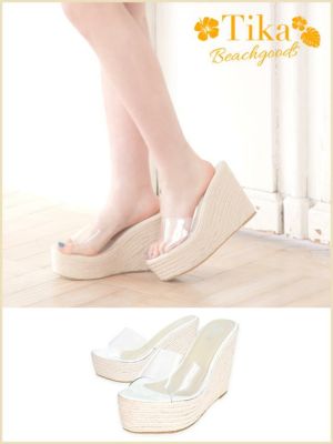 [SALE] 水着小物 クリアカバーウェッジ...